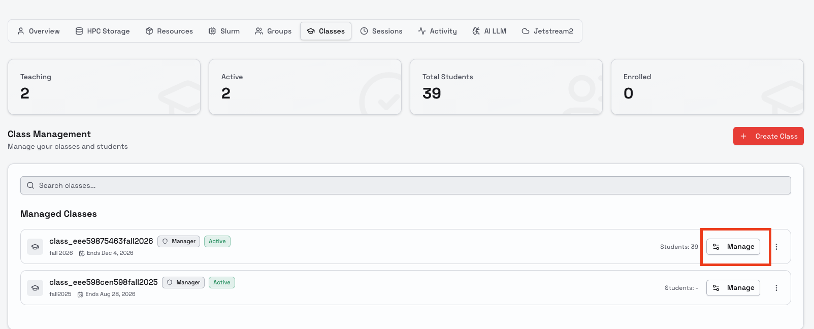 Manage Membership